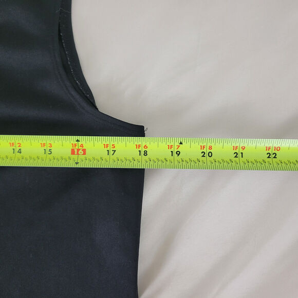 Kim Rogers Shirt Womens Medium Black Tank Top Scoop Neck Polyester Blouse - Picture 6 of 9